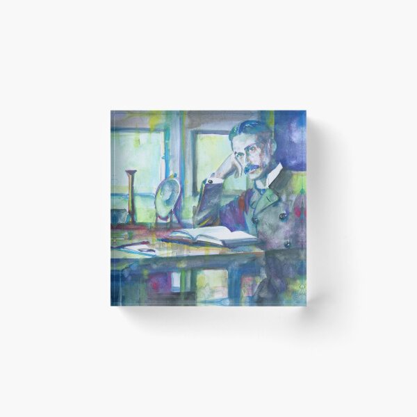 Item preview, THOMAS MANN watercolor portrait .5 designed and sold by lautir.