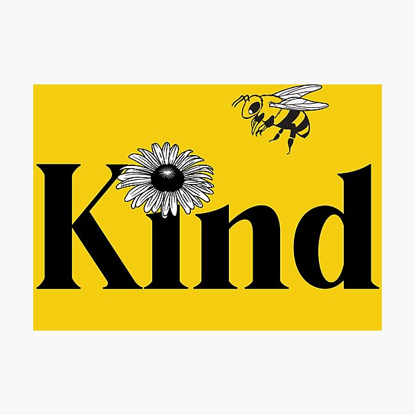 Item preview, BEE KIND designed and sold by namastetoday.
