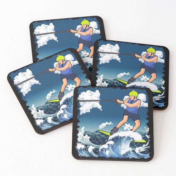 Item preview, Man Skiing on Water designed and sold by EverythingKawai.