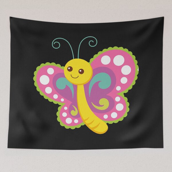 Item preview, funny butterfly, colorful butterfly, fluorescent colored butterfly designed and sold by angelescar.