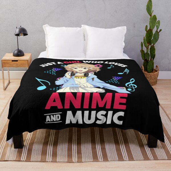 Item preview, headphone beautiful Just girl who loves anime and music art designed and sold by JuanaGregbone.