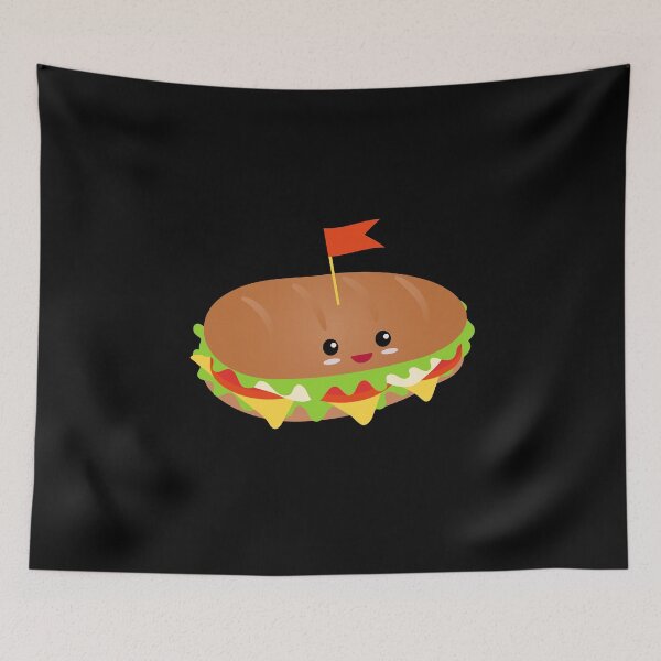 Item preview, Happy Cute Kawaii Sub Sandwich designed and sold by sundae-artisan.