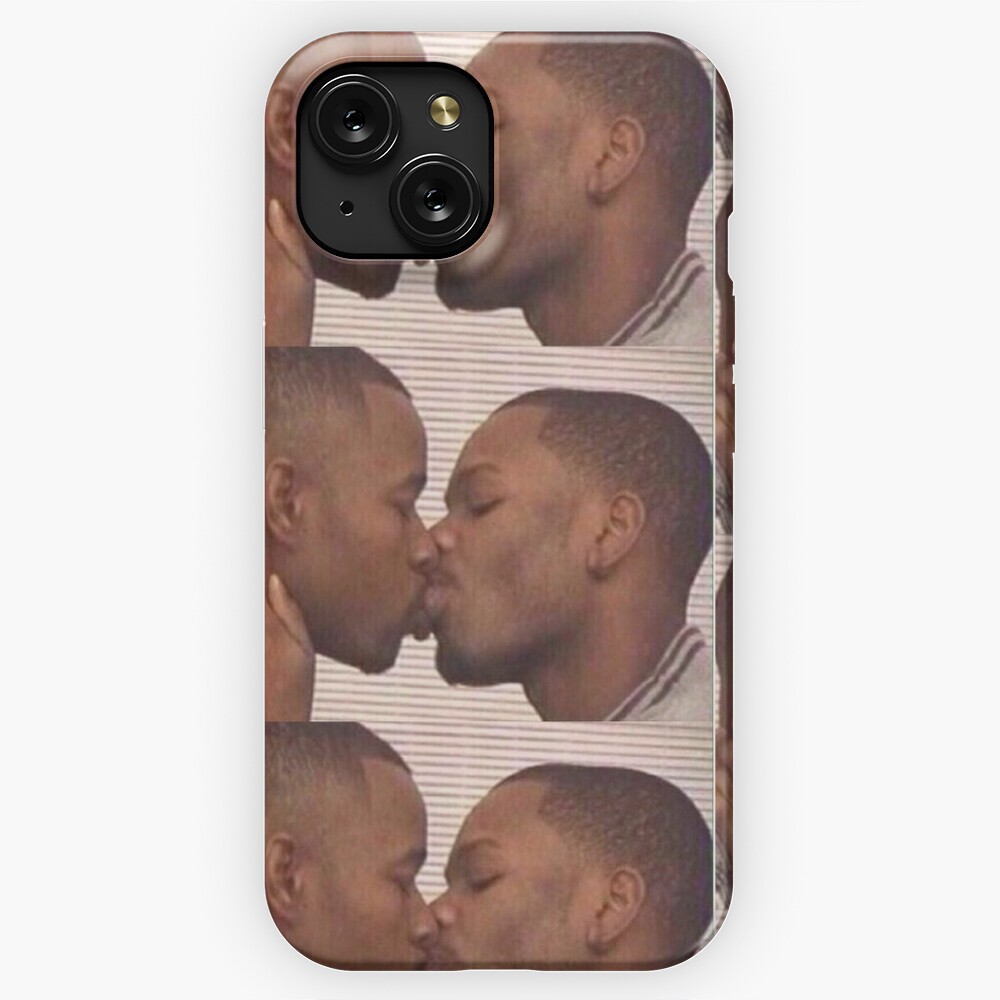 2 black men kissing