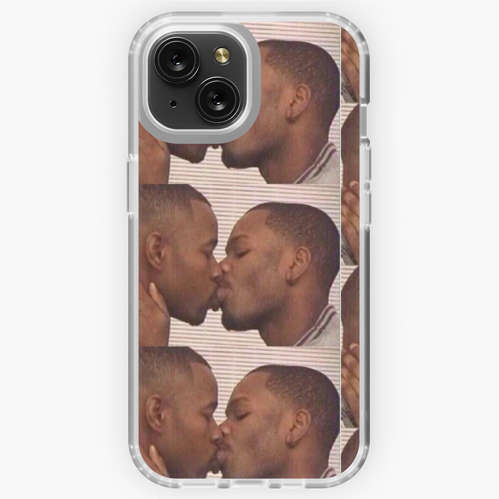 2 black men kissing