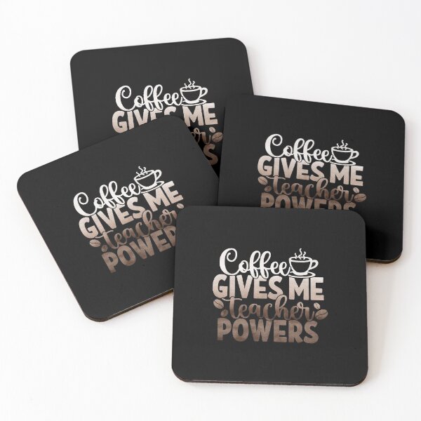 Item preview, Coffee gives me teacher power designed and sold by EclairVanilla.