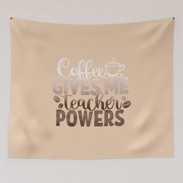Item preview, Coffee gives me teacher power designed and sold by EclairVanilla.