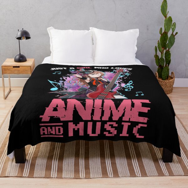 Item preview, blue girl Just girl who loves anime and music art designed and sold by JuanaGregbone.