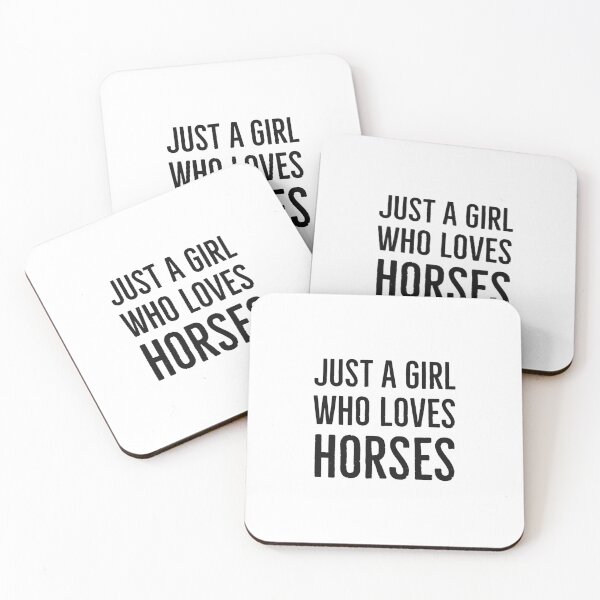 Item preview, Just a girl who loves horses designed and sold by Gingatoo.