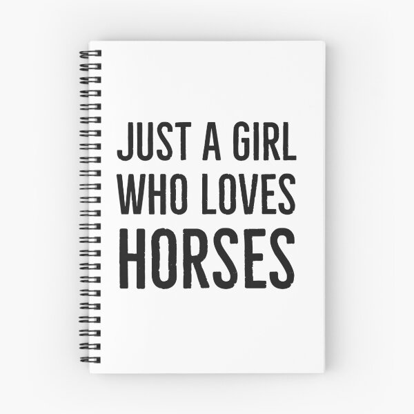Item preview, Just a girl who loves horses designed and sold by Gingatoo.