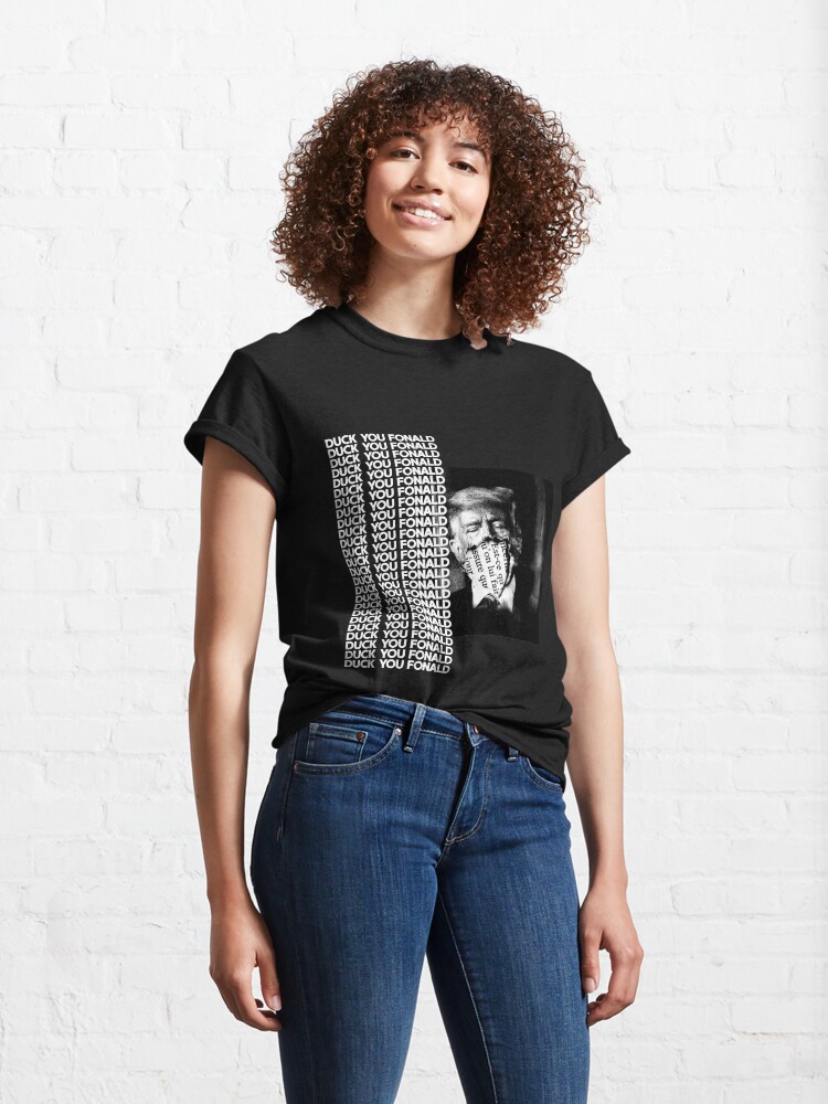T-shirt classique ''DUCK YOU FONALD' : autre vue