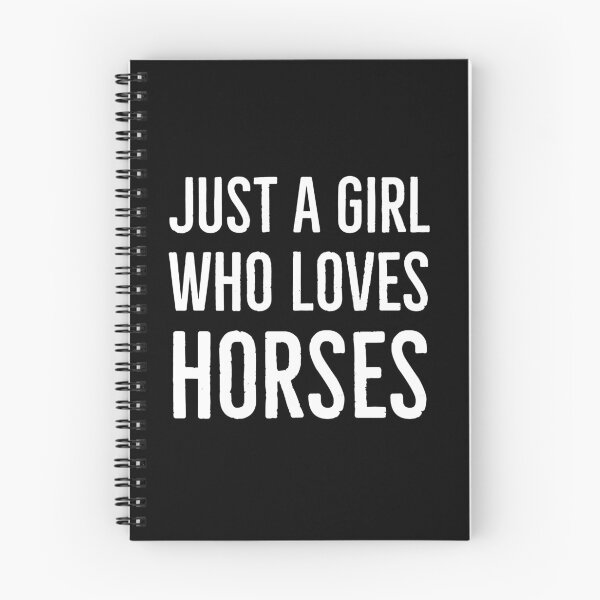 Item preview, Just a girl who loves horses designed and sold by Gingatoo.