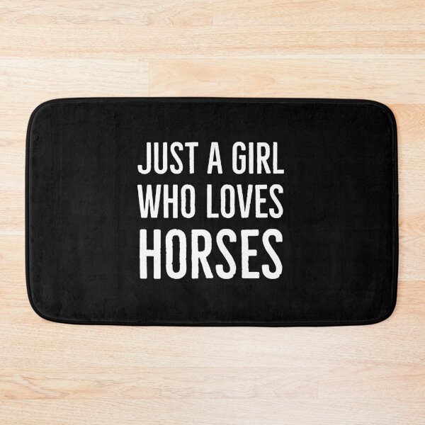 Item preview, Just a girl who loves horses designed and sold by Gingatoo.