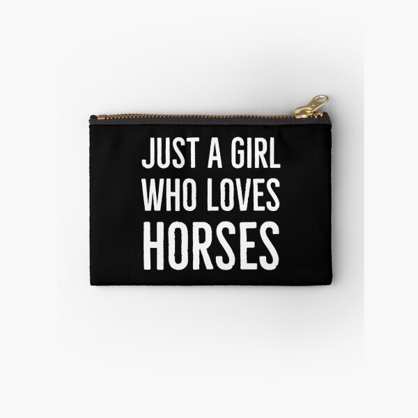 Item preview, Just a girl who loves horses designed and sold by Gingatoo.