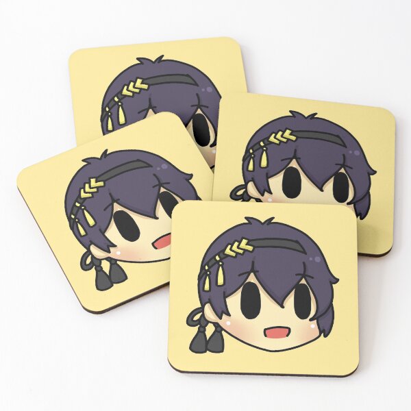 Item preview, Mikazuki Munechika touken ranbu chibi head designed and sold by Morcawork.