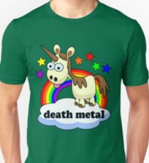 death metal unicorn Unisex T-Shirt