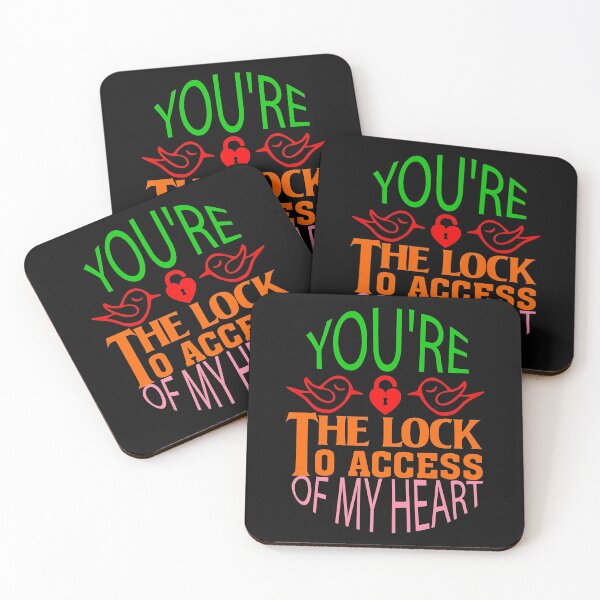 Item preview,  you're the lock to access of my heart - colour valentine designed and sold by saied-DGI.