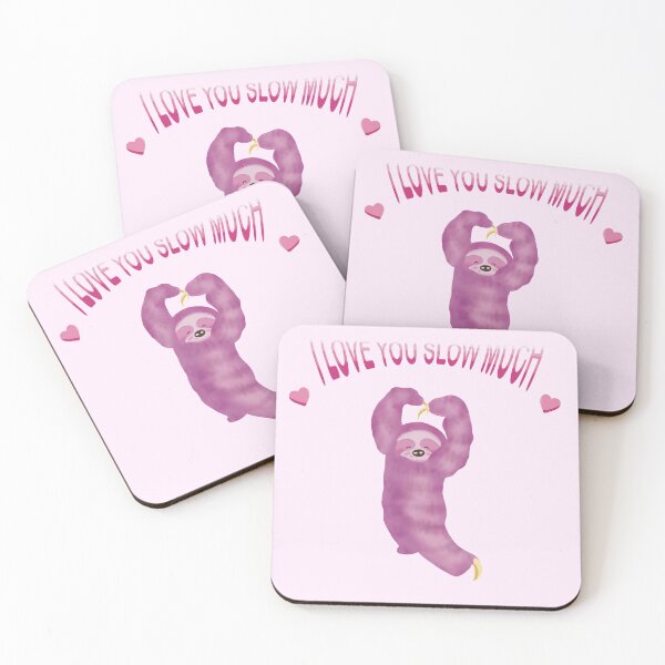 Item preview, VALENTINES - I LOVE YOU SLOW MUCH SLOTH designed and sold by irchiliart.