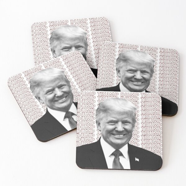 DUMP TRUMP Dessous de verre (lot de 4)