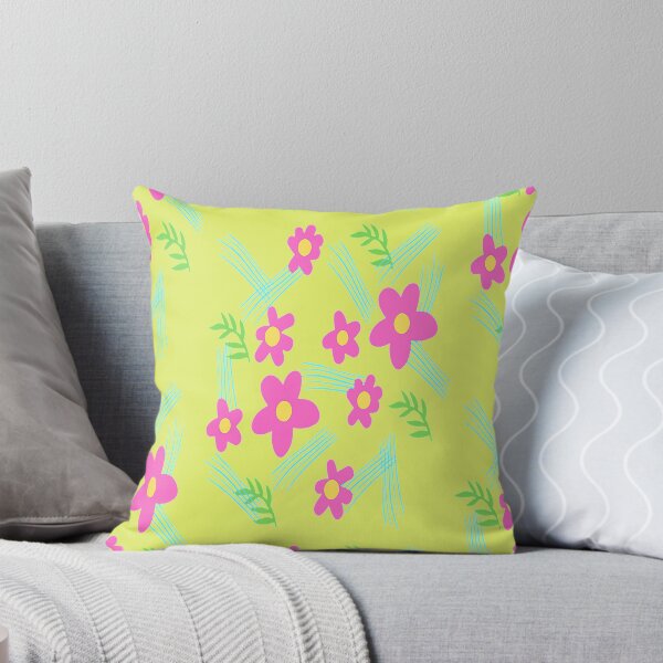 Item preview, Floral design Summertime Happiness, Floral Boho  Retrostyle  Artsy Arte Abstracto, inspired by nature designed and sold by Adri Barnard.
