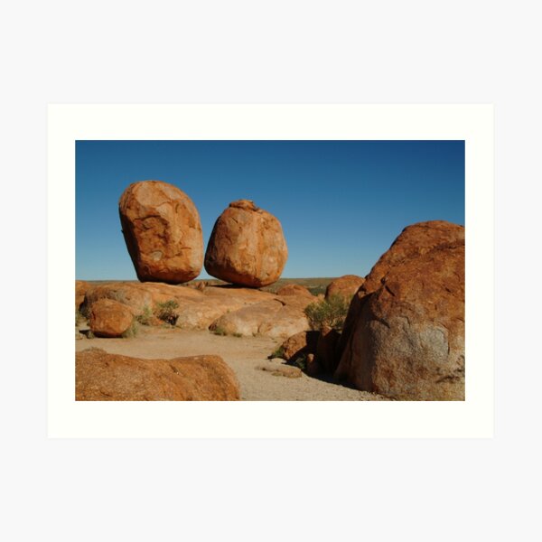 Joe Mortelliti Gallery - Devil's Marbles, Northern Territory, Australia. Art Print