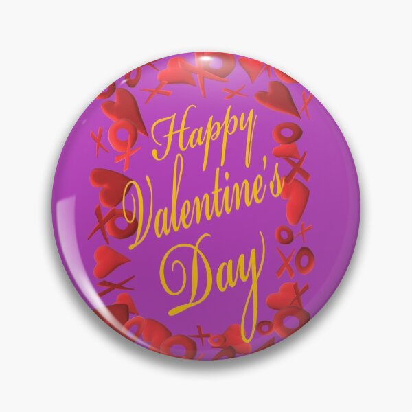 Item preview, Happy Valentine’s Day Hearts Hugs and Kisses (Purple and Gold) designed and sold by ArtByLM.