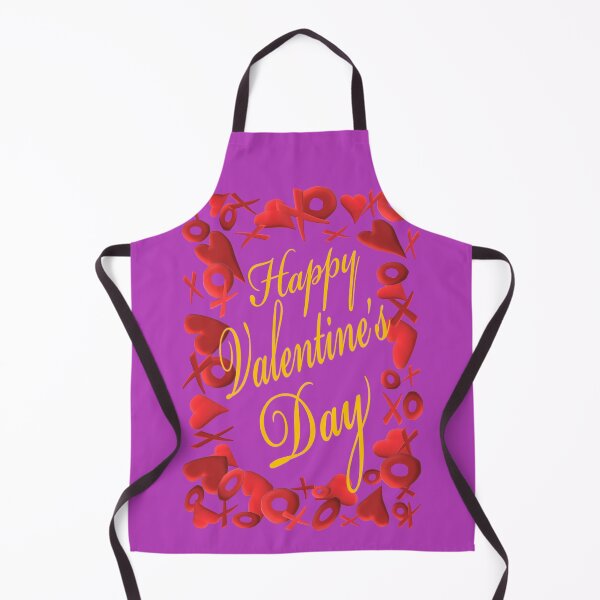 Item preview, Happy Valentine’s Day Hearts Hugs and Kisses (Purple and Gold) designed and sold by ArtByLM.