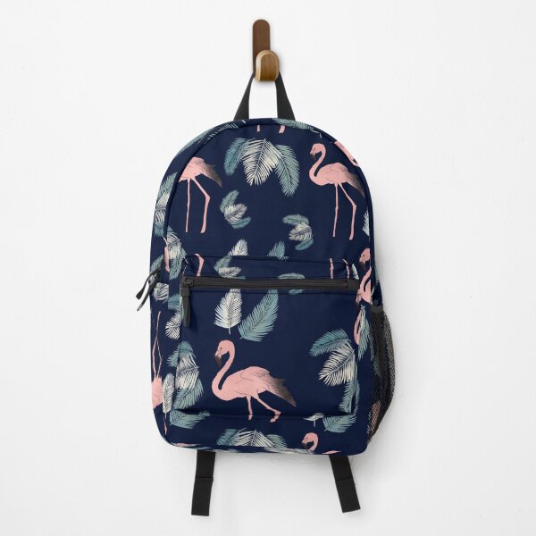 Item preview, Flamingo on the Go ! Navy pattern designed and sold by AlineOAtelier.