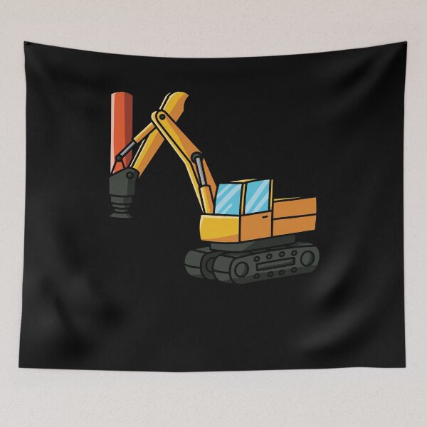 Item preview, Pile Driver construction site machine Construction workers boys designed and sold by 123428094.