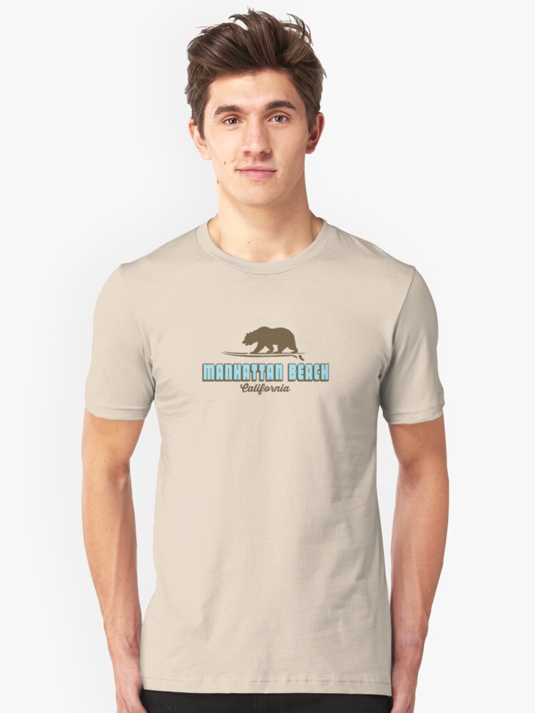 "Manhattan Strand CA." T-Shirt von ishore1 | Redbubble