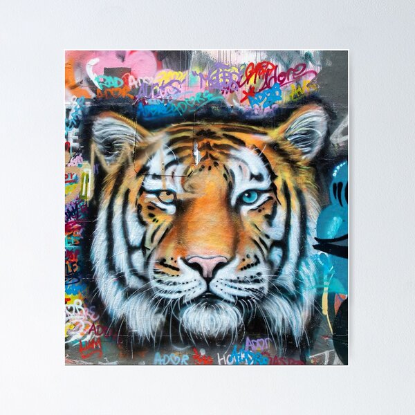 Artikelvorschau, Tiger Street Art entworfen und verkauft von click4collage.
