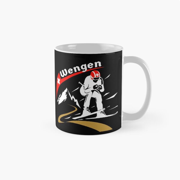 Item preview, Skiing | Wengen | Black | Ski designed and sold by Pentimore.