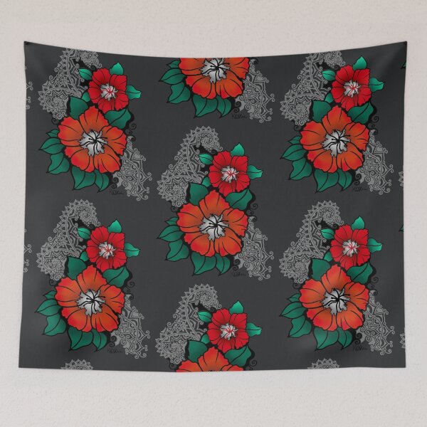 Item preview, Tattoo Art Flower designed and sold by Kerrie Hitchen.