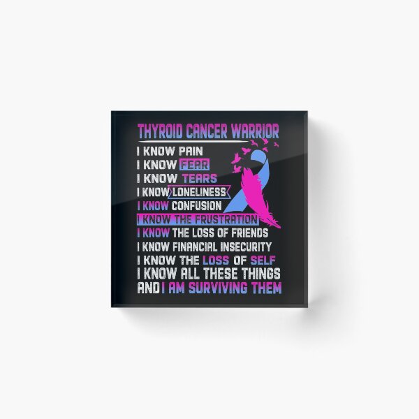 Item preview, I Am Thyroid Cancer Warrior, I Know All These Things and I Am Surviving Them designed and sold by DianabellShop.