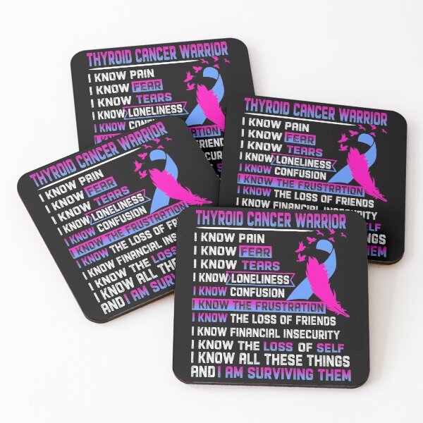 Item preview, I Am Thyroid Cancer Warrior, I Know All These Things and I Am Surviving Them designed and sold by DianabellShop.