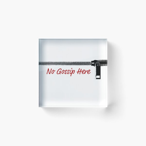 Item preview, No Gossip Here designed and sold by adrianbrockwell.