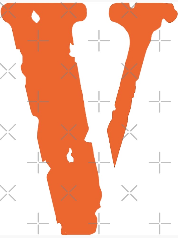 "SS VLONE Friends Purple Big V Hand Printed remake" Poster by jarrar50