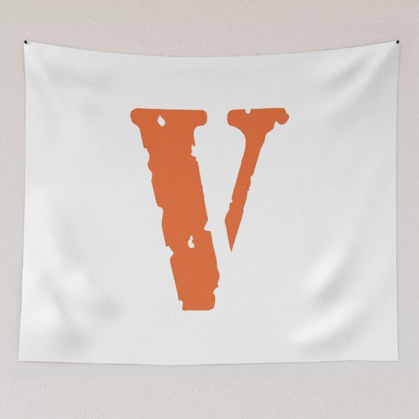 Item preview, SS VLONE Friends Purple Big V Hand Printed remake designed and sold by LumeLush.