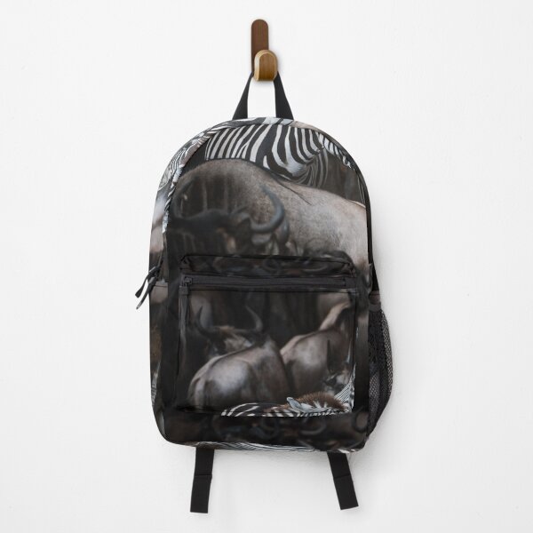 Item preview, Zebra group in the middle of a herd of wildebeest designed and sold by Ingo Gerlach.