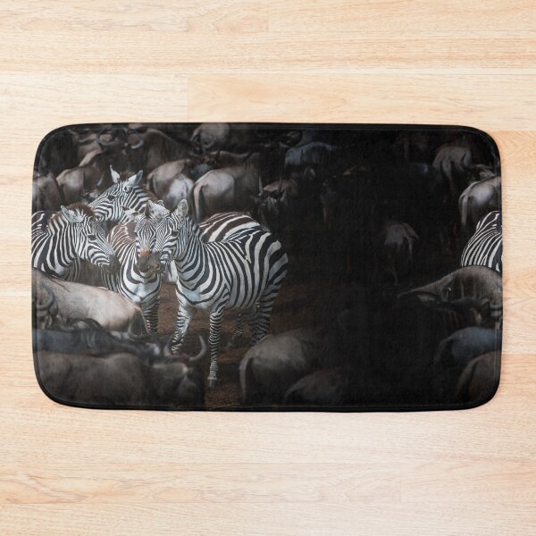 Item preview, Zebra group in the middle of a herd of wildebeest designed and sold by Ingo Gerlach.