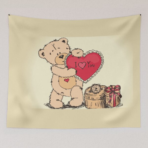 Item preview, bear love heart designed and sold by 42youbest.