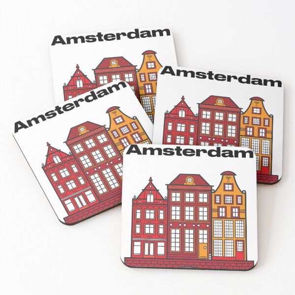 Item preview, Amsterdam Skyline [White Background] designed and sold by elektronen.