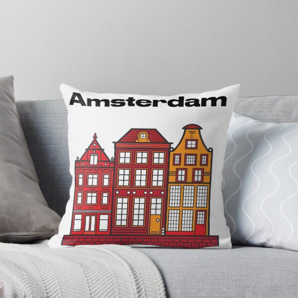 Item preview, Amsterdam Skyline [White Background] designed and sold by elektronen.