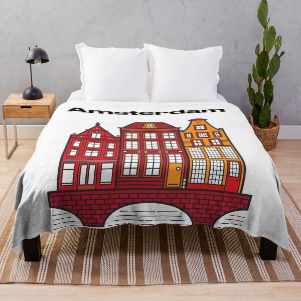 Item preview, Amsterdam Skyline [White Background] designed and sold by elektronen.