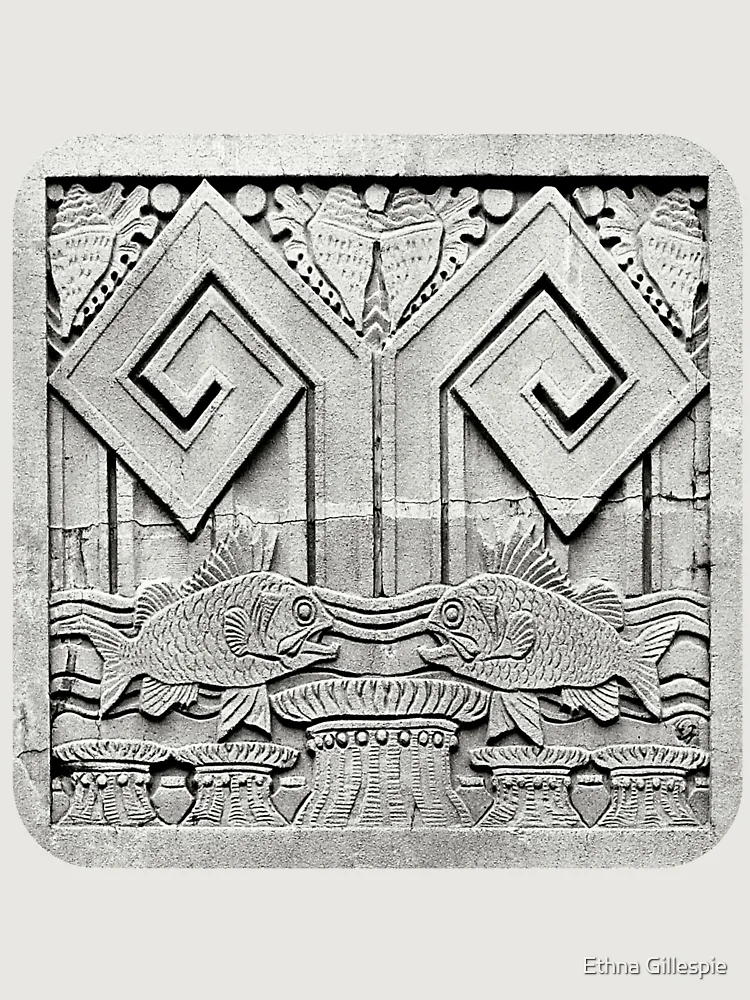 Thumbnail 6 of 6, Premium Oversized Hoodie, Deco-Rative Fish designed and sold by Ethna Gillespie.