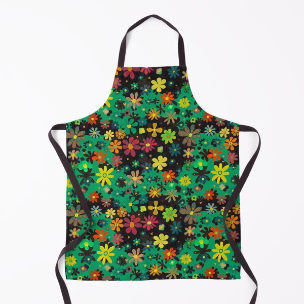 Item preview, Cute Bright Flowers with Green Splodges designed and sold by KizzyW.