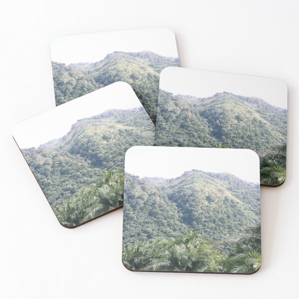 Item preview, Palm tree leaves under hills designed and sold by sarahnanziri.