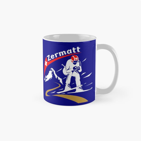 Item preview, Skiing | Wengen | Red Blue | Ski designed and sold by Pentimore.