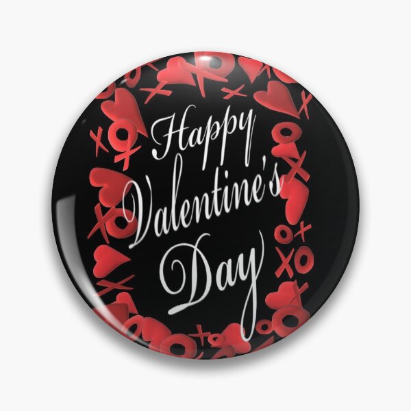 Item preview, Happy Valentine’s Day Hearts Hugs and Kisses (White Letters) designed and sold by ArtByLM.