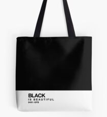 Black is beautiful - Pantone Swatch Tote Bag