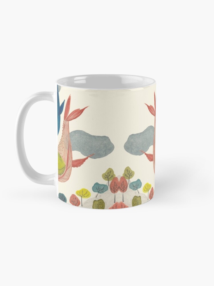 Alternate view of it's raining whales! Mug